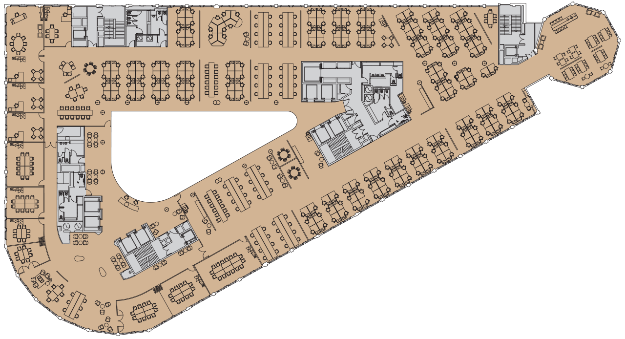 3rd floor - Space plan